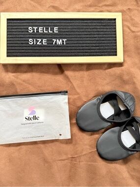Stelle Black Ballet Flats